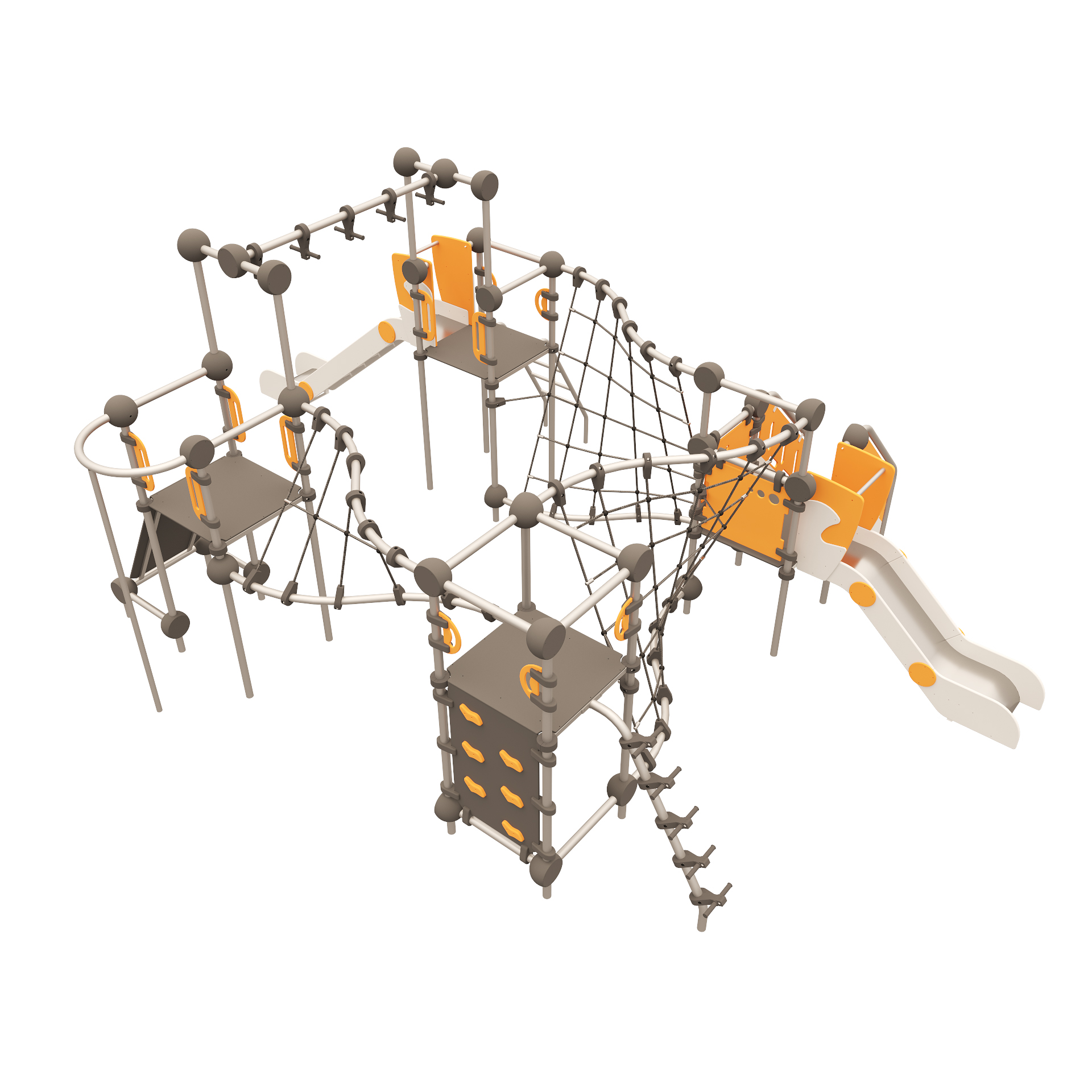 Игровой комплекс с препятствиями для детско площадки маф