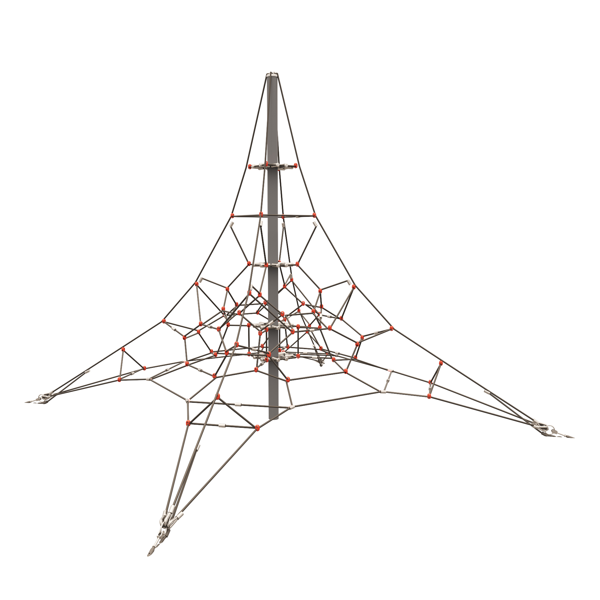 Канатная пирамида "Монблан"